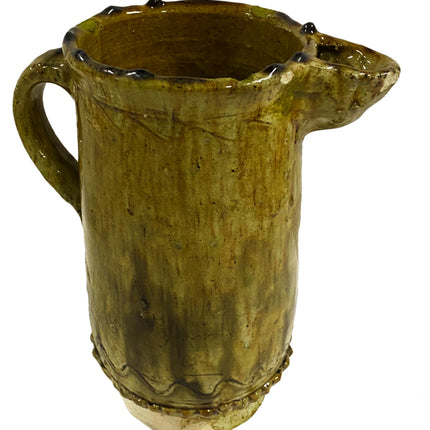 Marokkaanse Tamegroute Karaf oker geel 22 cm
