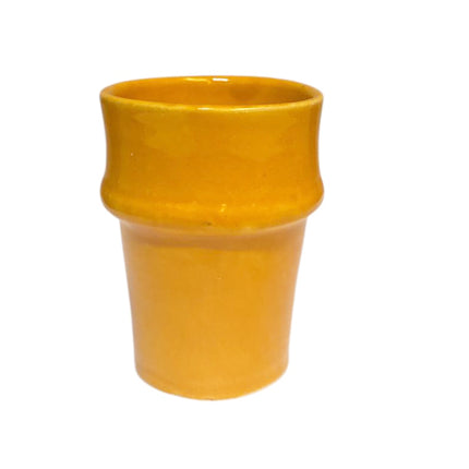 Marokkaanse Bekers – Gekleurd Aardewerk – Handgemaakt – Ø7 cm x 9.5 cm