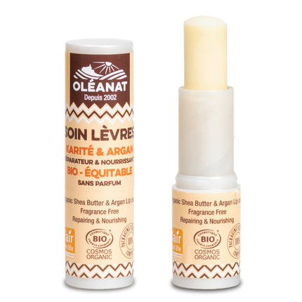 Oleanat shea butter & argan lippenbalsem BIO