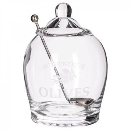 Transparant olijfpot 63cl