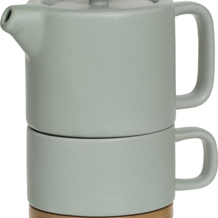 Secret de Gourmet 3 in 1 Theepot + Kopje + Onderzetter Keramiek