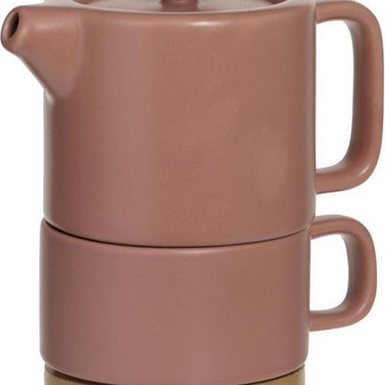 Secret de Gourmet 3 in 1 Theepot + Kopje + Onderzetter Keramiek