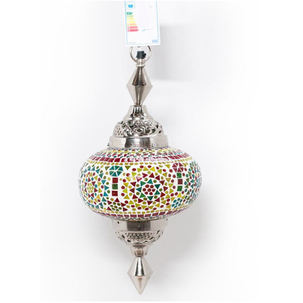 Oosterse lamp mozaïek multicolour classic