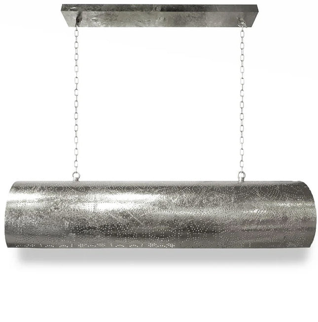 Oosterse hanglamp filigrain horizontaal Vintage zilver