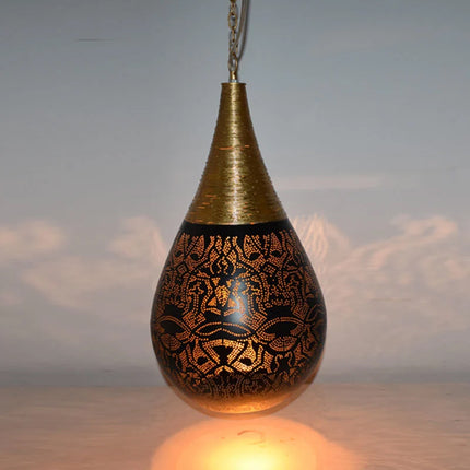 Oosterse hanglamp filigrain stijl-wire
