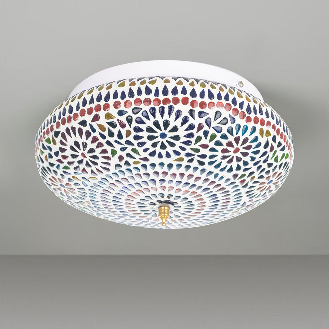 Plafonnier mosaïque orientale 26 cm