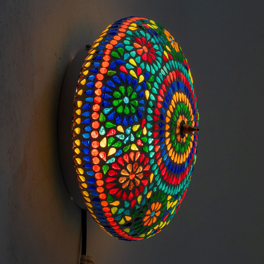 Plafonnier mosaïque orientale 26 cm