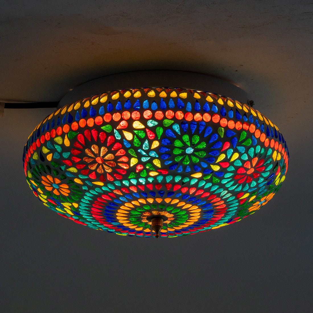 Plafonnier mosaïque orientale 26 cm