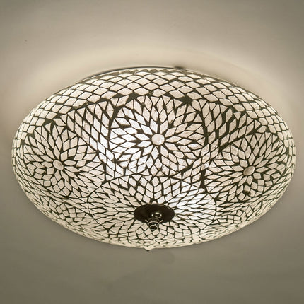 Oosterse mozaïek plafonnière Ø 38 cm
