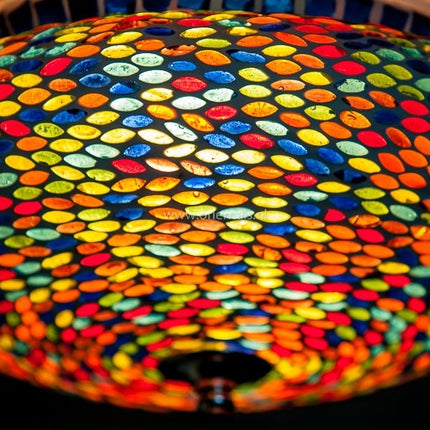 oosterse mozaïek plafonniere -  multi colour