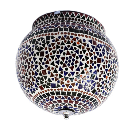 Oosterse mozaïek plafondlamp Ø 25 cm