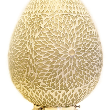 Oosterse tafellamp – transparant Ø 25 cm