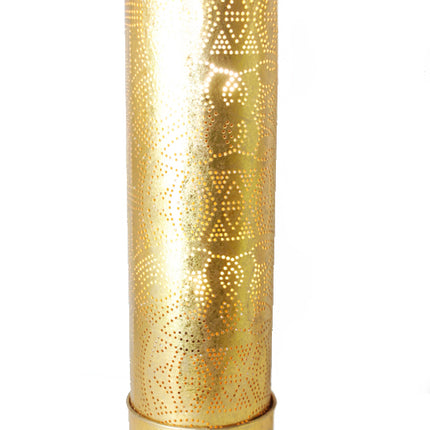 Grote oosterse gouden filigrain vloerlamp 100 cm
