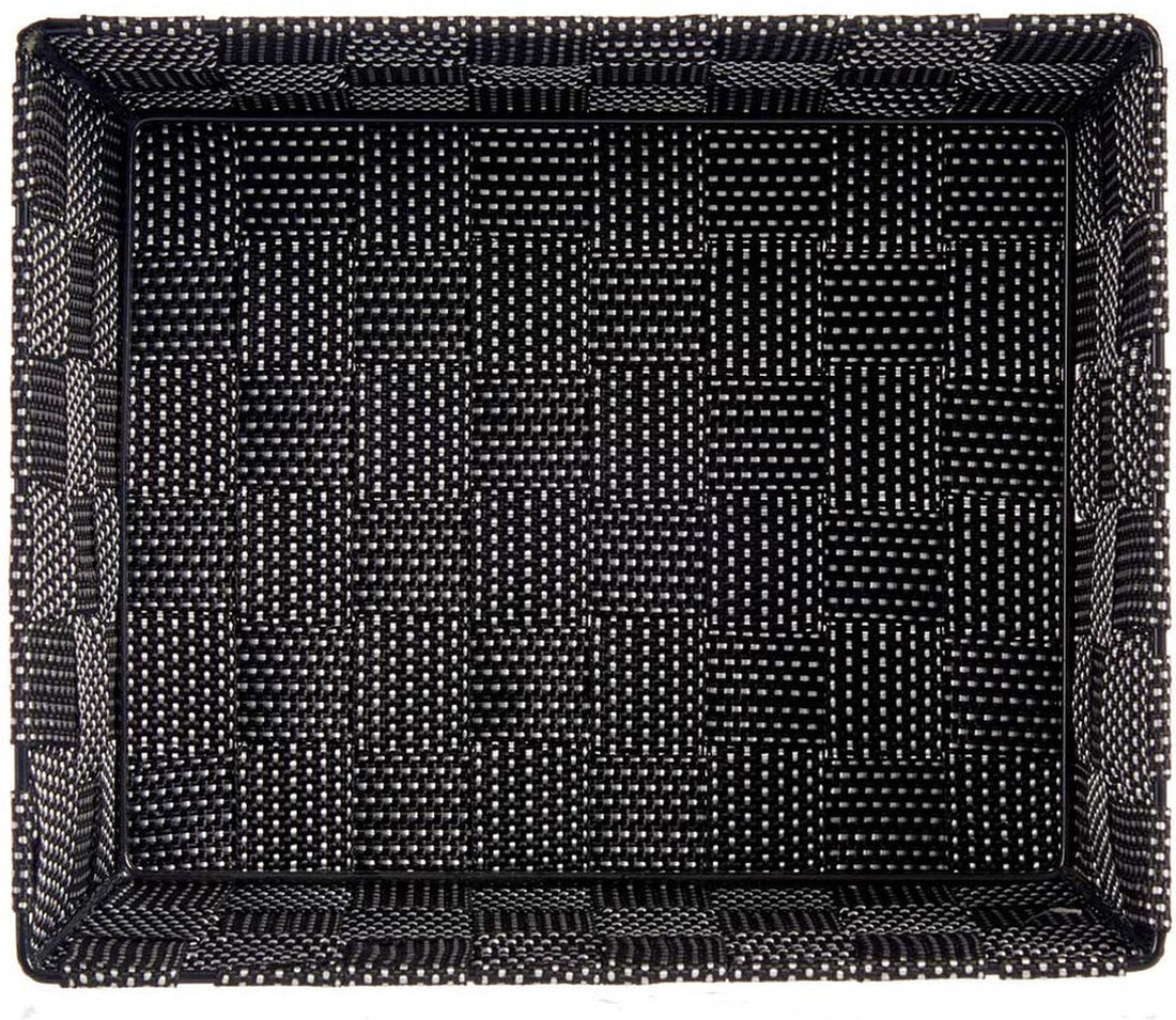 Kipit opbergmandjes zwart – voor kast, lade en badkamer, 24 x 20 x 8 cm – foto 3