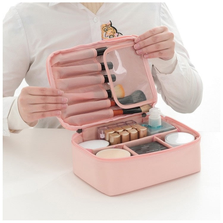 Organisateur de maquillage - Trousse de rangement cosmétique