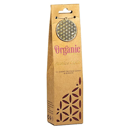 Organic Goodness Arabian Oudh wierookkegels + houder