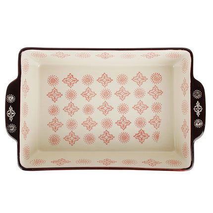Ovenschaal 27.5x17.5cm, hittebestendig keramiek
