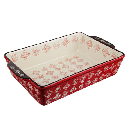 Ovenschaal 27.5x17.5cm, hittebestendig keramiek