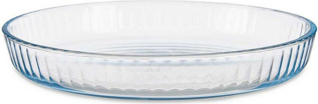 Plat à four Optica 25,5 x 4,5 x 25,5 cm Transparent Verre borosilicate