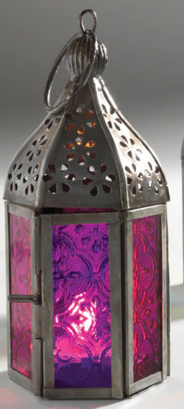 Marokkanische Mini-Glaslaterne