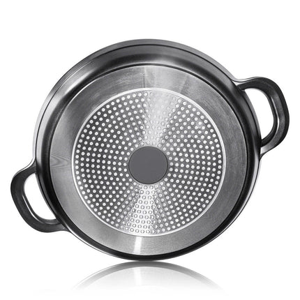 Paella Pan Rood - Marmer coating - ook voor Inductie