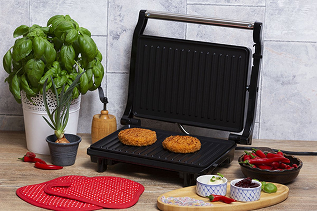 Camry CR 3044 elektrische grill – contactgrill en paninigrill, 2100 W – foto 4