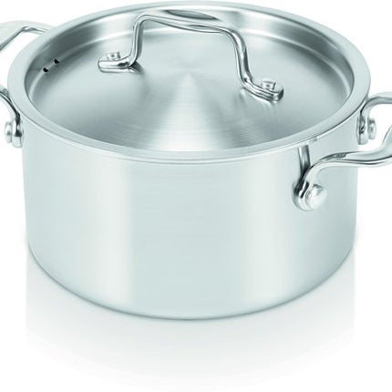 Alva Chef Tri-ply Kookpan Met Deksel - Ø 16 cm