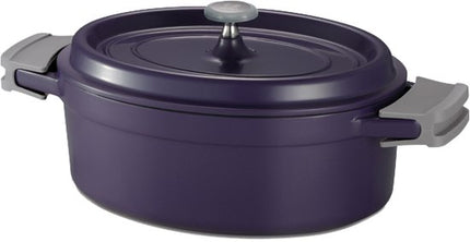 Alva Cook'on Braadpan - Ovaal - Lavendelblauw - Ø 26 cm
