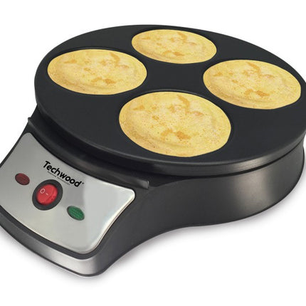 Crêpe maker 2-in-1 – pannenkoeken maker met verwisselbare bakplaten Ø 28 cm