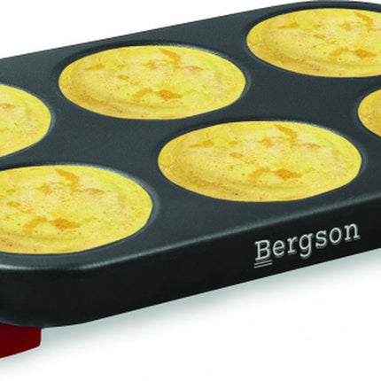 Bergson - Pannenkoekenmaker - Crêpe Maker - 6 stuks - 1500 Watt