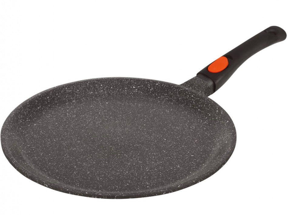 Crêpière - 28 cm - Aluminium moulé - Revêtement marbre - Sans PFOA - KAMBERG®