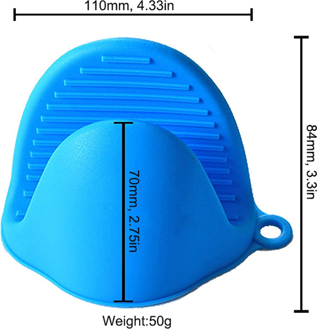 Manique en silicone résistante à la chaleur - Antidérapante - Manique de cuisine
