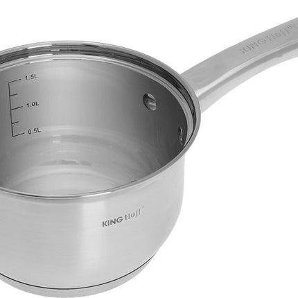 Kinghoff  Pannenset - 10 delig - RVS - Alle warmtebronnen