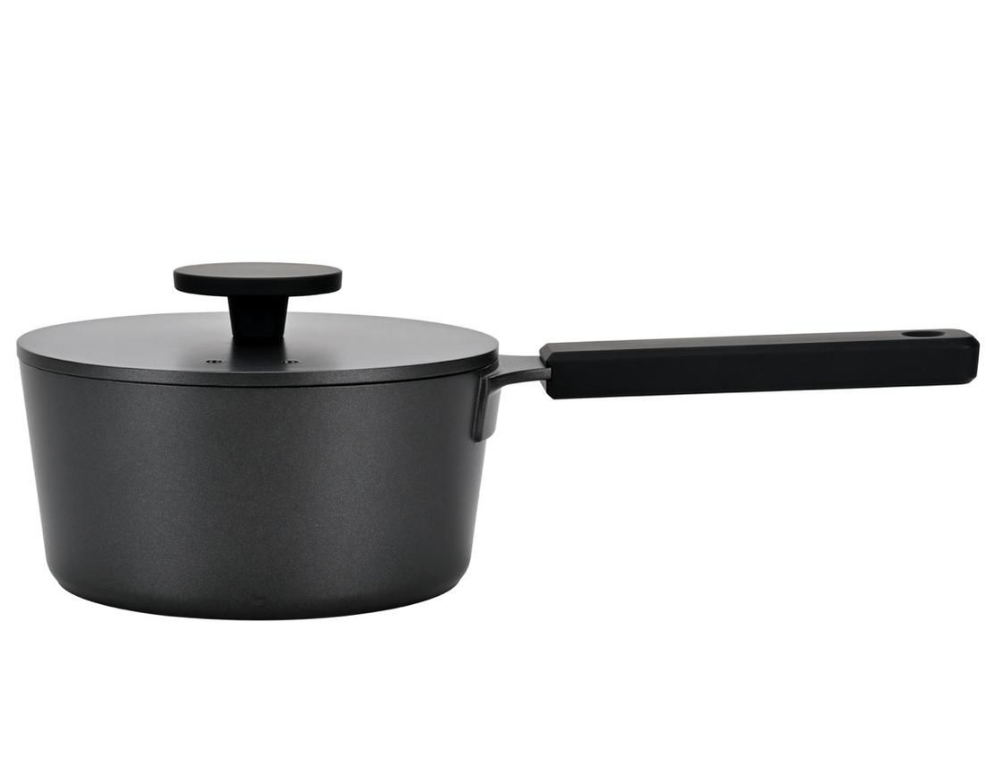 Pannenset 4-delig van gietaluminium met deksels en 3-delig kookgerei – foto 6
