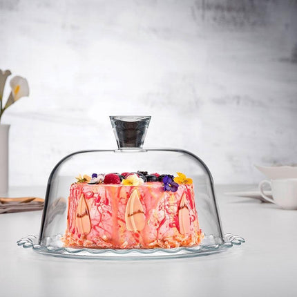 Pasabahce Petite Patisserie - Taartplateau met deksel - 22cm