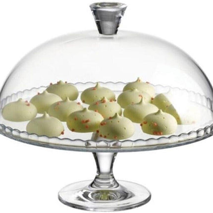 Pasabahce Plateau - Met Stolp - Glas - 32,2 cm