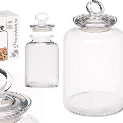 Pasabahce Snoeppot/voorraadpot Megan - 2600 ml - glas