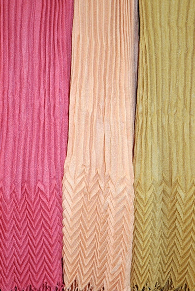 Châle en Pashmina froissé