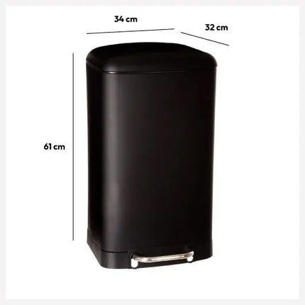 Prullenbak/pedaalemmer -  30 liter - Metaal - Diverse kleuren