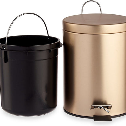 Pedaalemmer/vuilnisbak metaal 12 liter