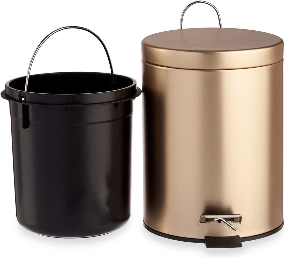 Pedal bin/waste bin metal 12 litres