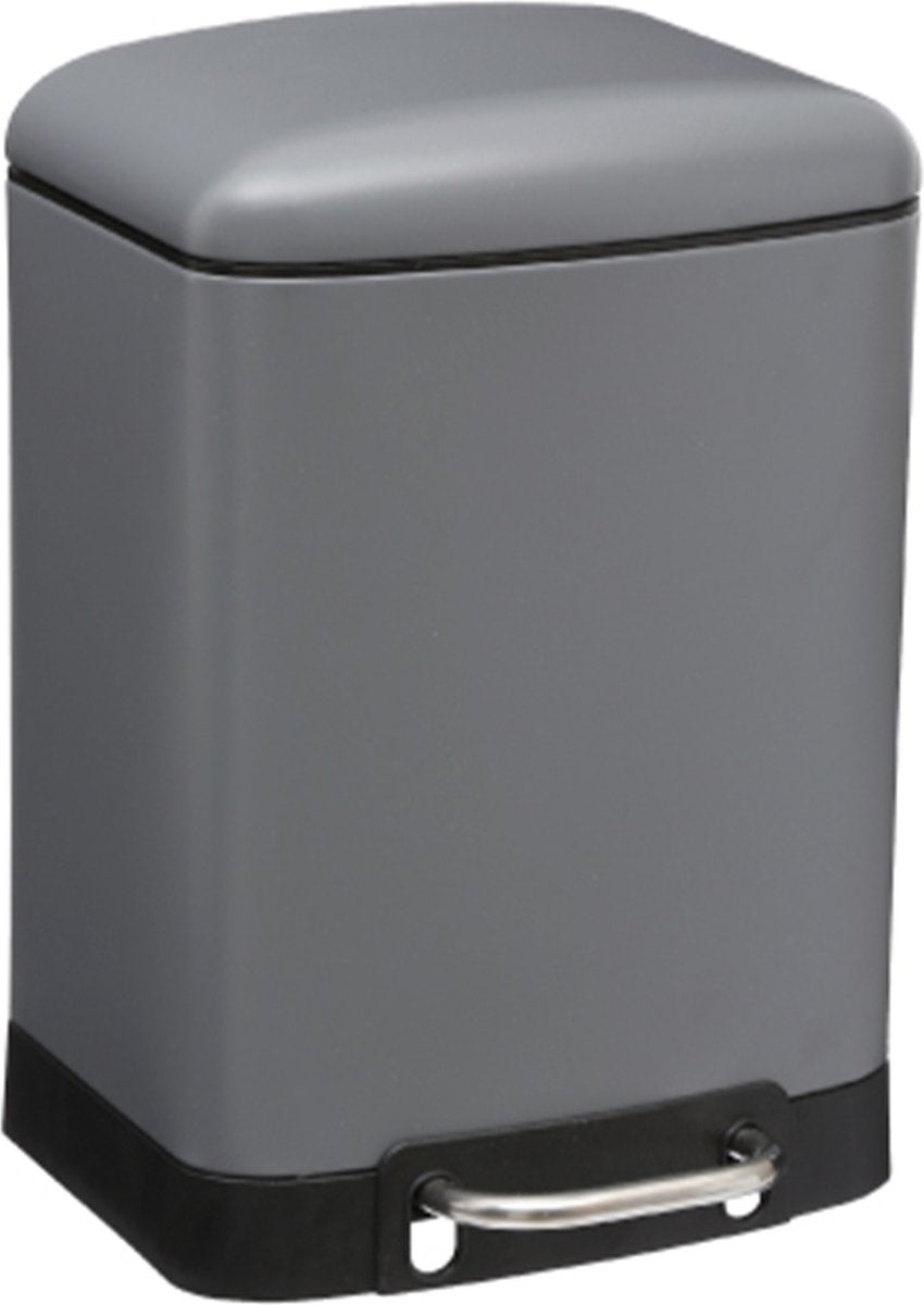 5Five pedaalemmer Ariane 6 liter – prullenbak van RVS met soft-close deksel