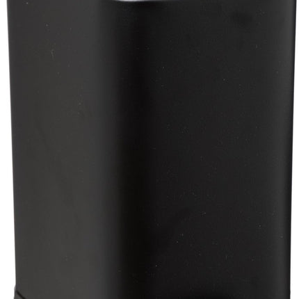 Prullenbak/pedaalemmer wit rvs metaal 5 liter - 14x29x30 cm