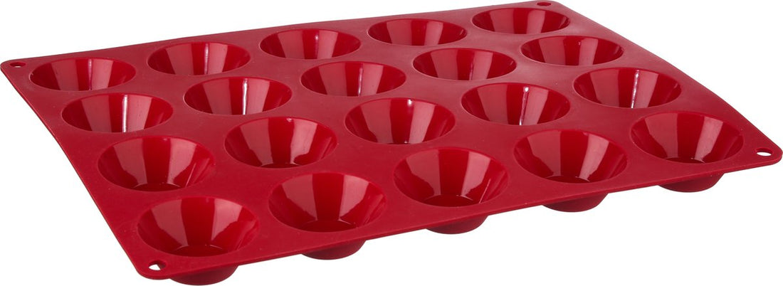 Moule à Petit Four en silicone 33,2 x 23,1 x 2,6cm |20 cavités - moule à gâteau