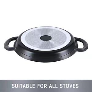 Hakal Non-stick gegoten aluminium Grillpan 32 cm
