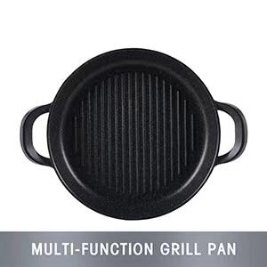 Hakal Non-stick gegoten aluminium Grillpan 32 cm