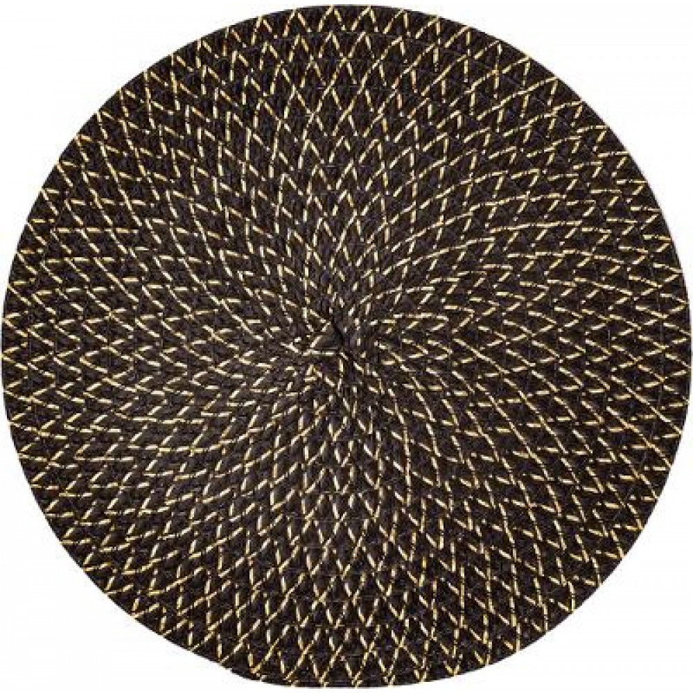 Placemat Round BLACK