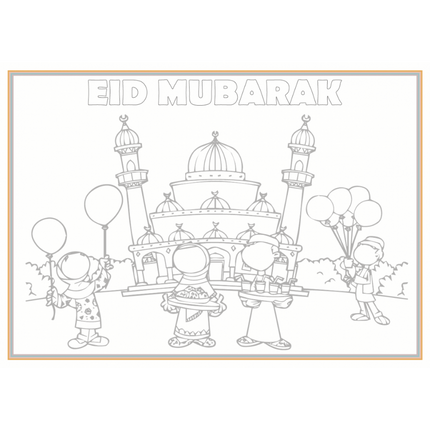 Placemats - Eid Rainbow (set van 6)