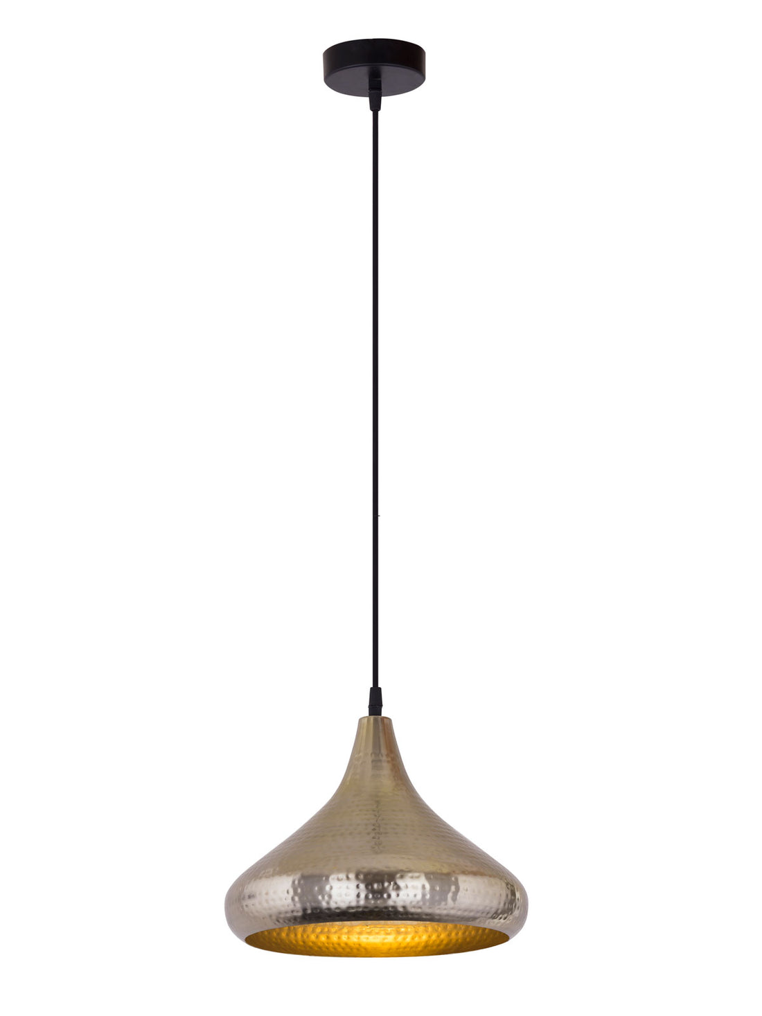 Teardrop ceiling light gold / silver vintage