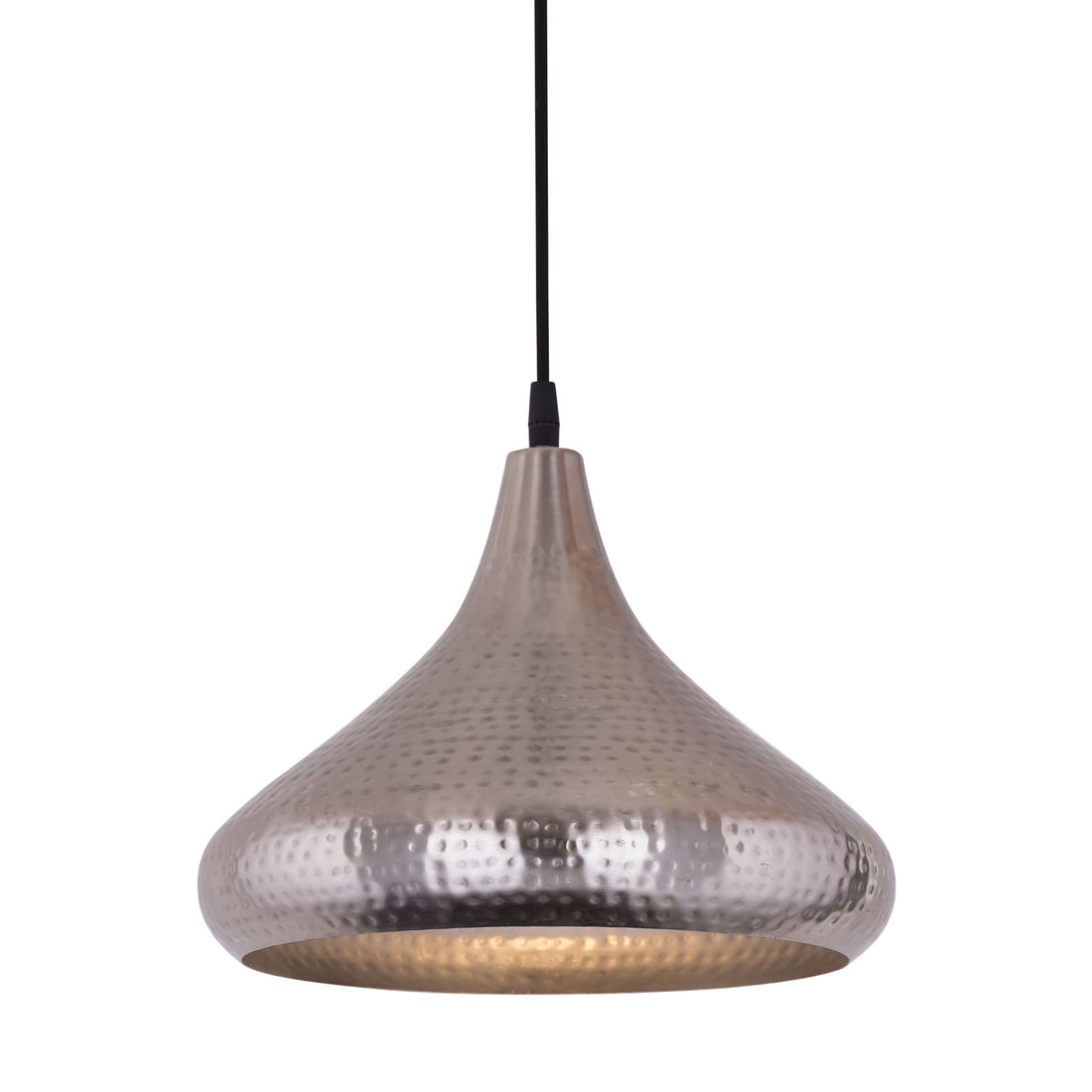 Vintage silver teardrop ceiling lamp